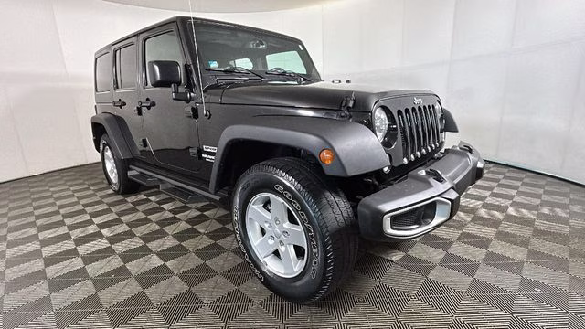 2017 Black Clearcoat Jeep Wrangler Unlimited Sport 4X4 SUV