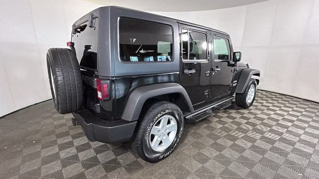 2017 Black Clearcoat Jeep Wrangler Unlimited Sport 4X4 SUV