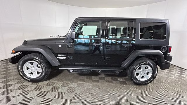 2017 Black Clearcoat Jeep Wrangler Unlimited Sport 4X4 SUV