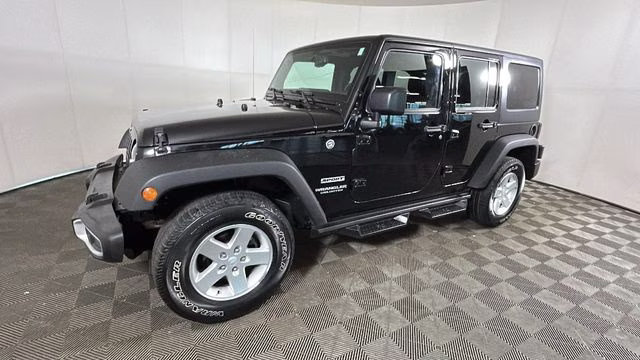 2017 Black Clearcoat Jeep Wrangler Unlimited Sport 4X4 SUV