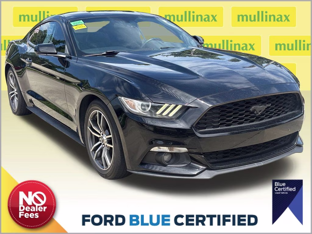2017 Shadow Black Ford Mustang EcoBoost RWD Coupe