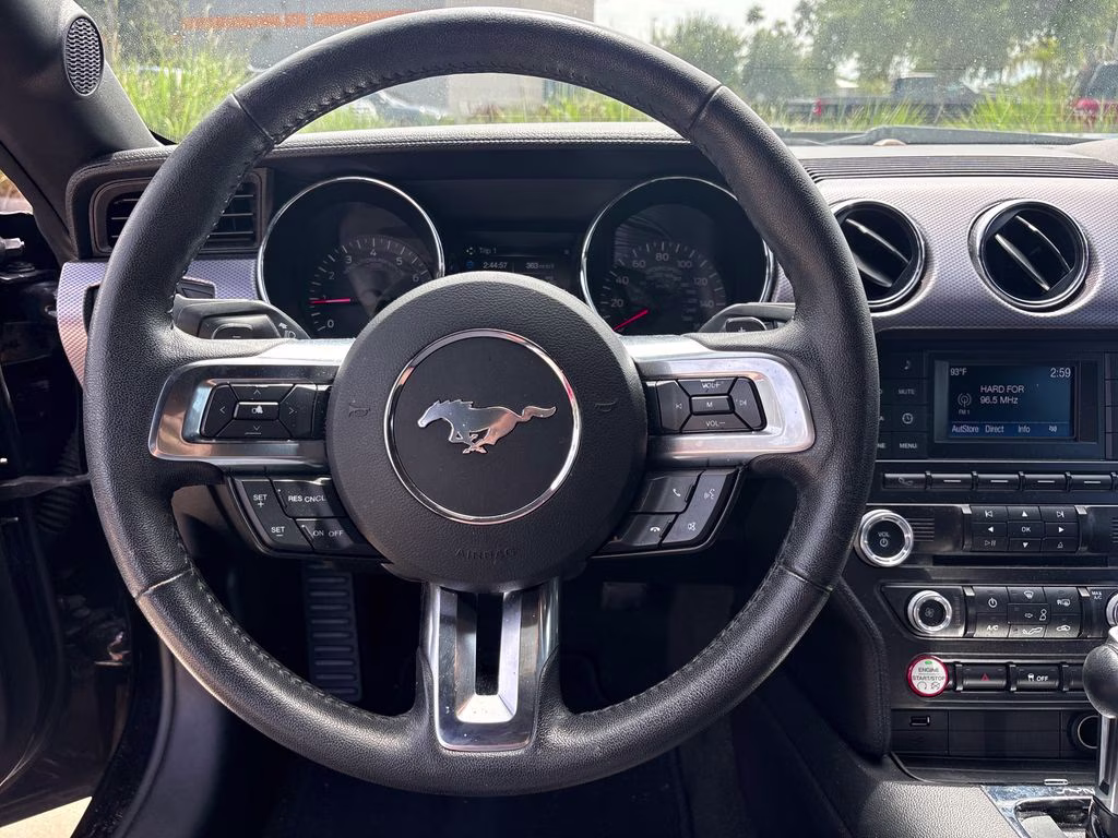 2017 Shadow Black Ford Mustang EcoBoost RWD Coupe