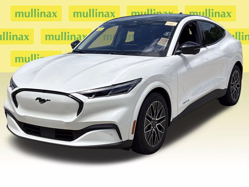 2025 White Metallic Ford Mustang Mach-E Premium AWD SUV