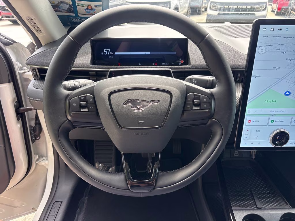 2025 White Metallic Ford Mustang Mach-E Premium AWD SUV