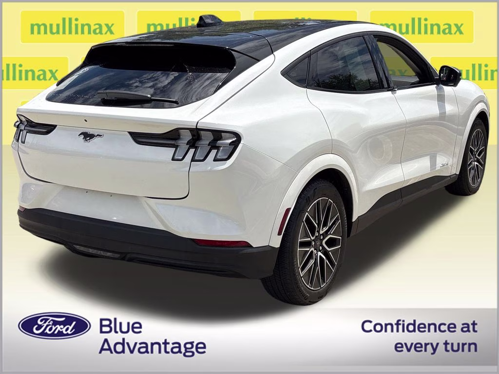 2025 White Metallic Ford Mustang Mach-E Premium AWD SUV