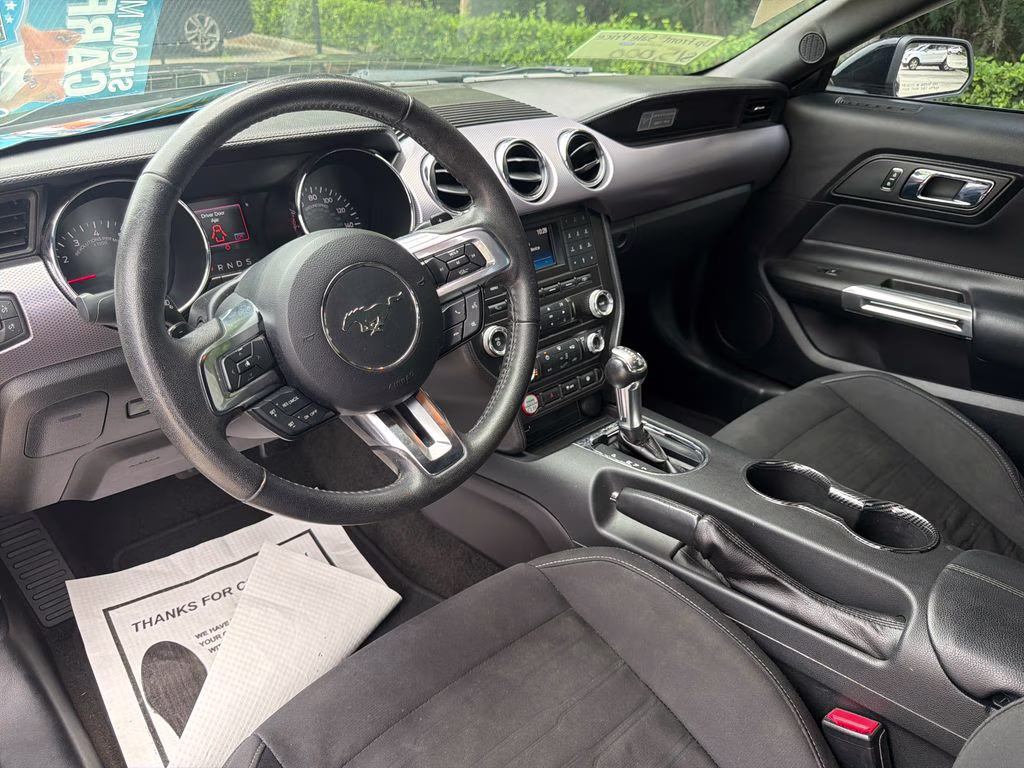2017 Shadow Black Ford Mustang EcoBoost RWD Coupe