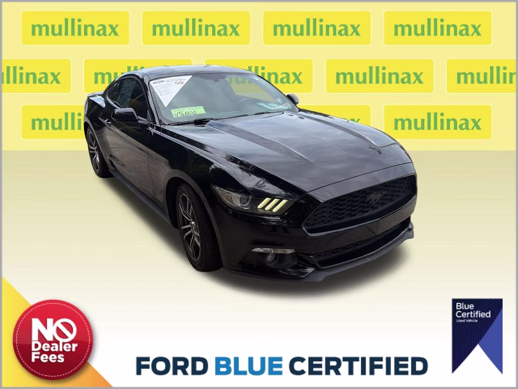 2017 Shadow Black Ford Mustang EcoBoost RWD Coupe