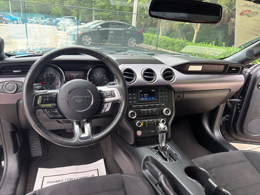 2017 Shadow Black Ford Mustang EcoBoost RWD Coupe