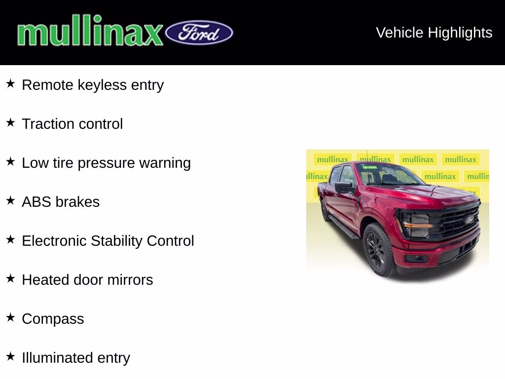 2026 Ruby Red Met Tinted CC Ford F-150 XLT RWD Truck