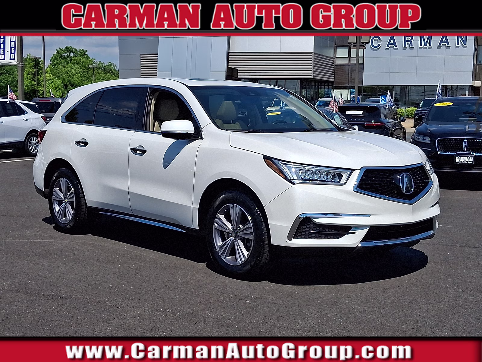 2020 Platinum White Pearl - WX Acura MDX Standard AWD
