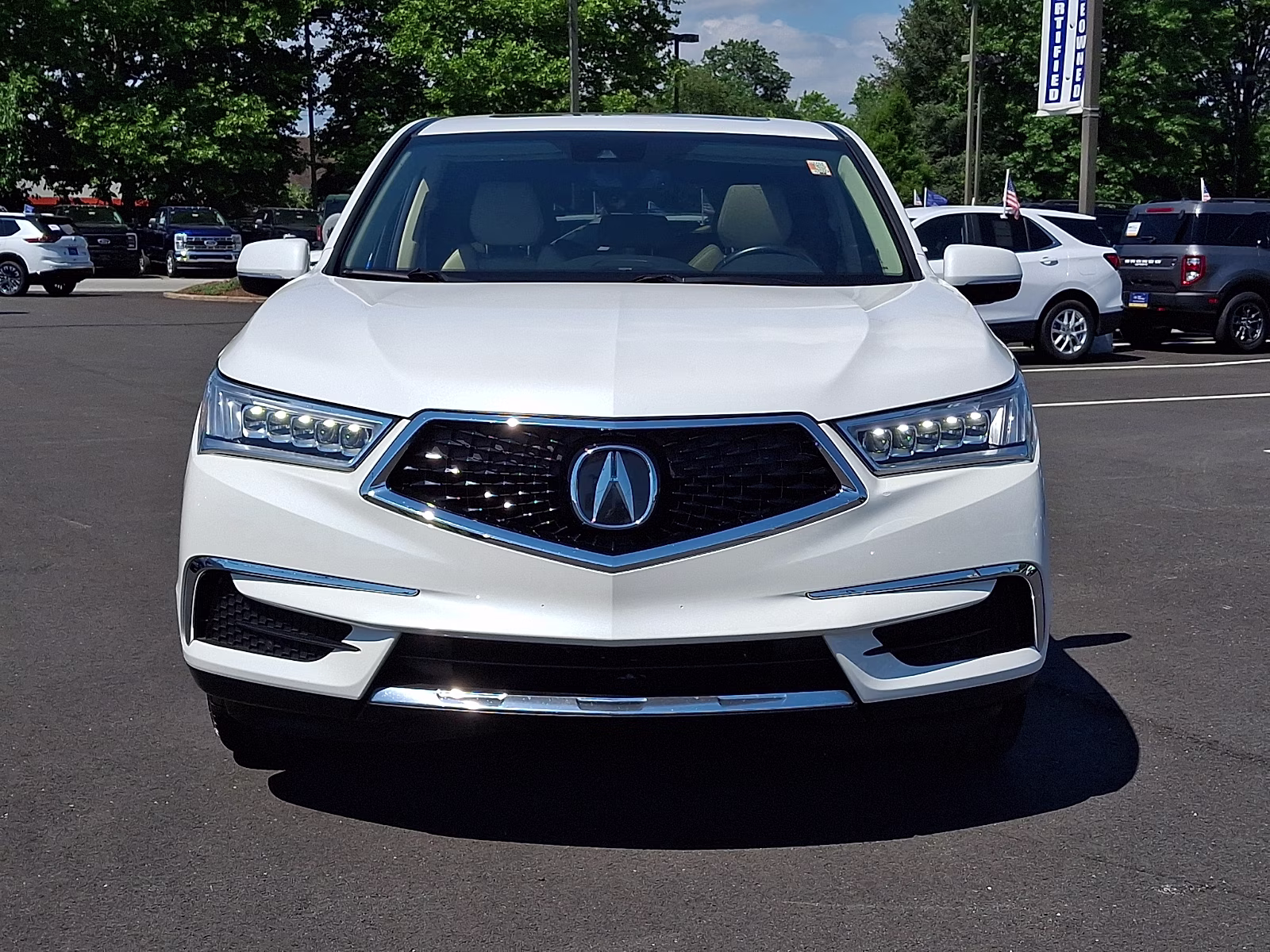 2020 Platinum White Pearl - WX Acura MDX Standard AWD