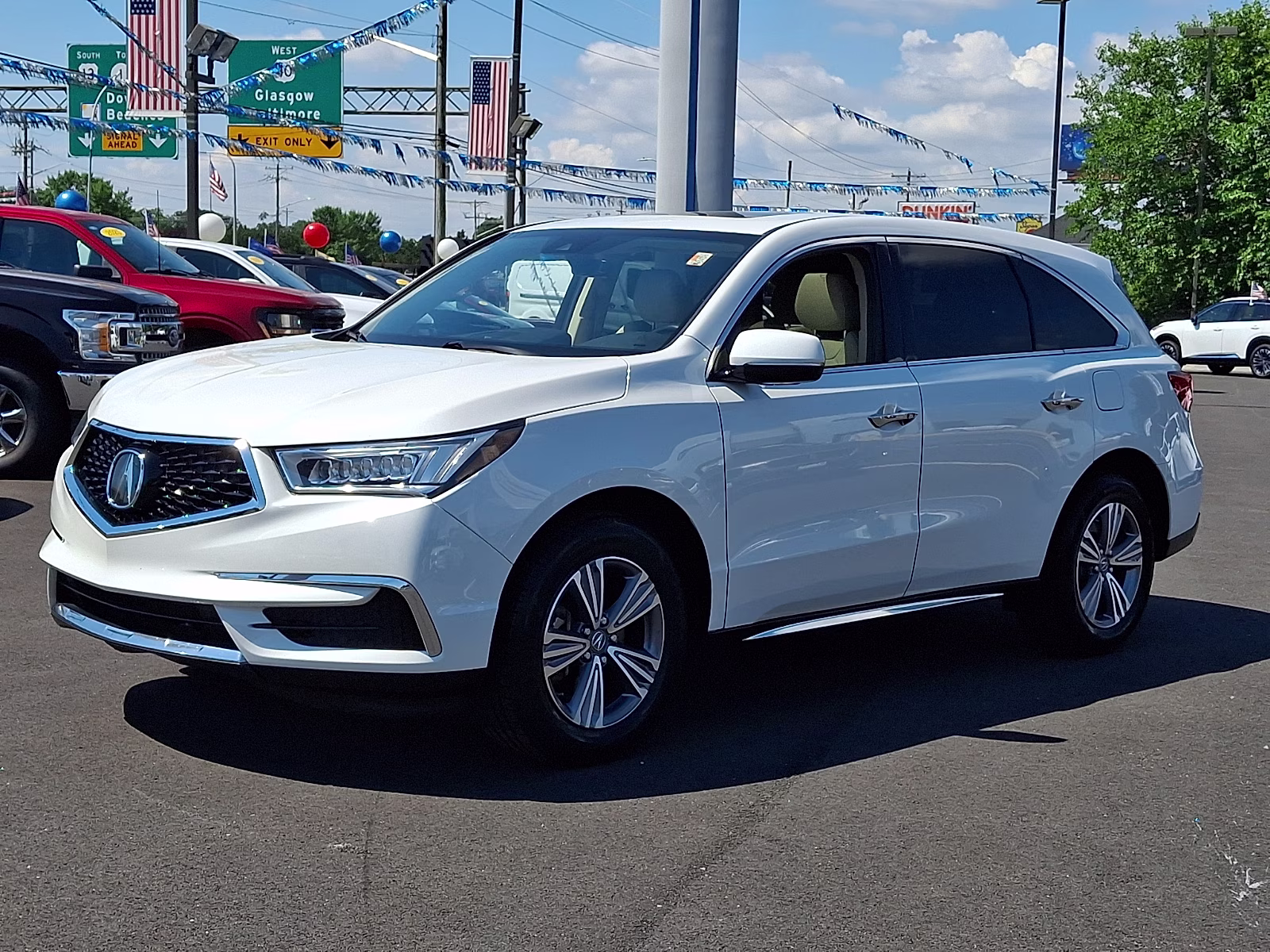 2020 Platinum White Pearl - WX Acura MDX Standard AWD