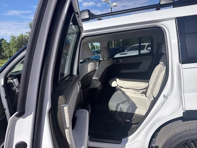 2025 Serenity White Hyundai Santa Fe Hybrid Calligraphy AWD SUV