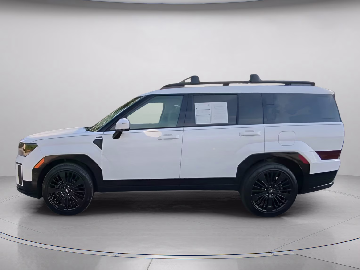 2025 Serenity White Hyundai Santa Fe Hybrid Calligraphy AWD SUV