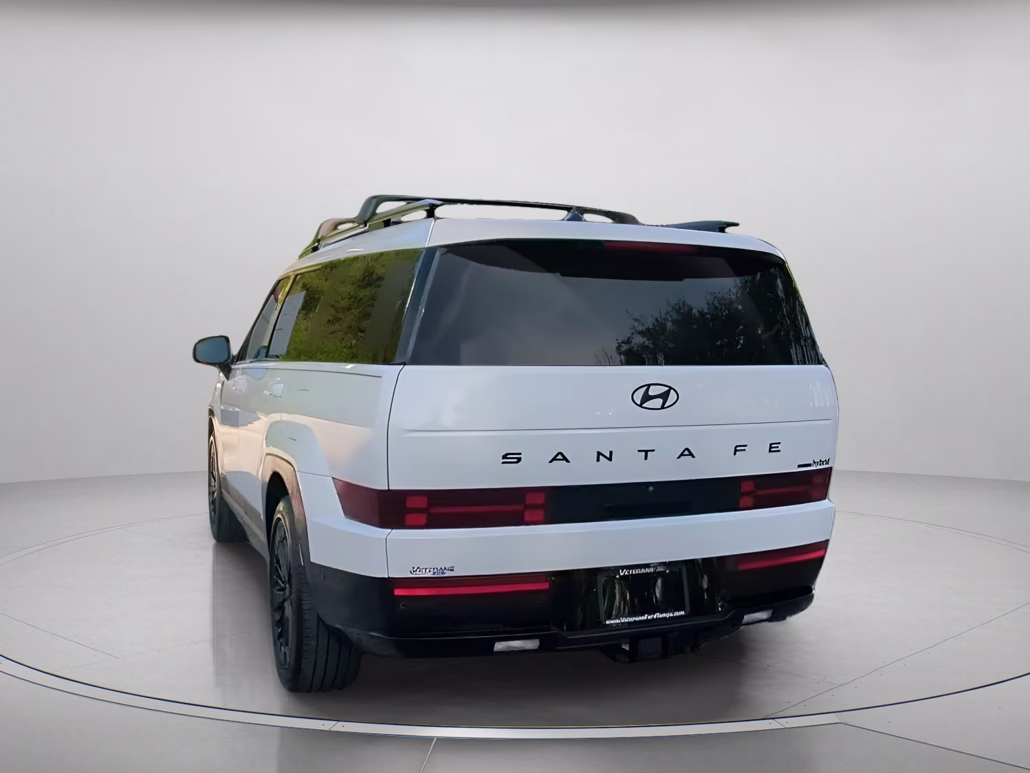 2025 Serenity White Hyundai Santa Fe Hybrid Calligraphy AWD SUV