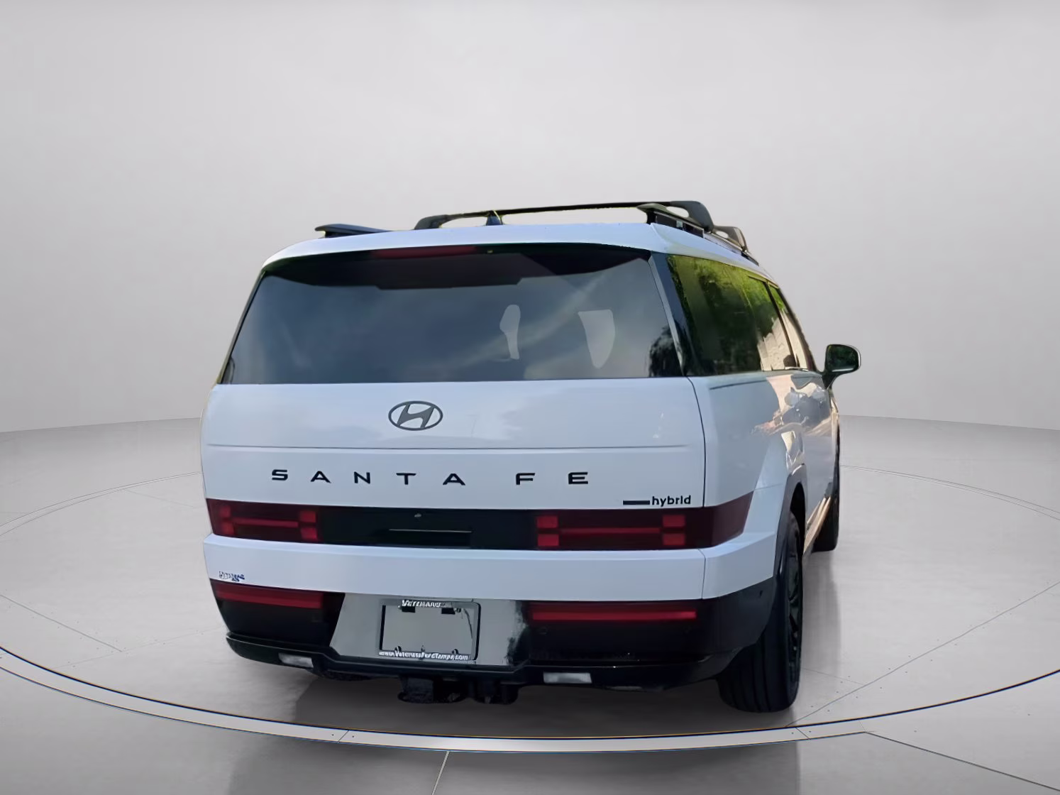 2025 Serenity White Hyundai Santa Fe Hybrid Calligraphy AWD SUV