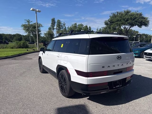 2025 Serenity White Hyundai Santa Fe Hybrid Calligraphy AWD SUV