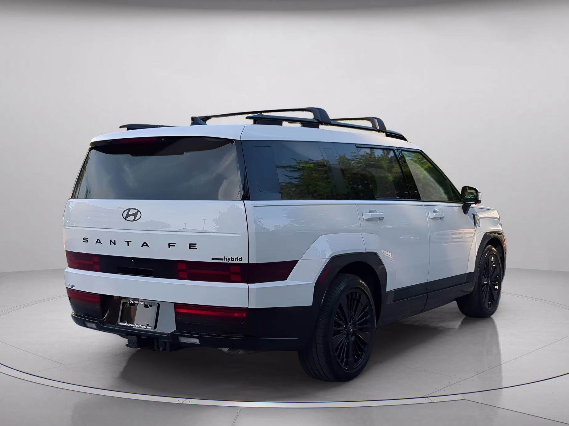 2025 Serenity White Hyundai Santa Fe Hybrid Calligraphy AWD SUV
