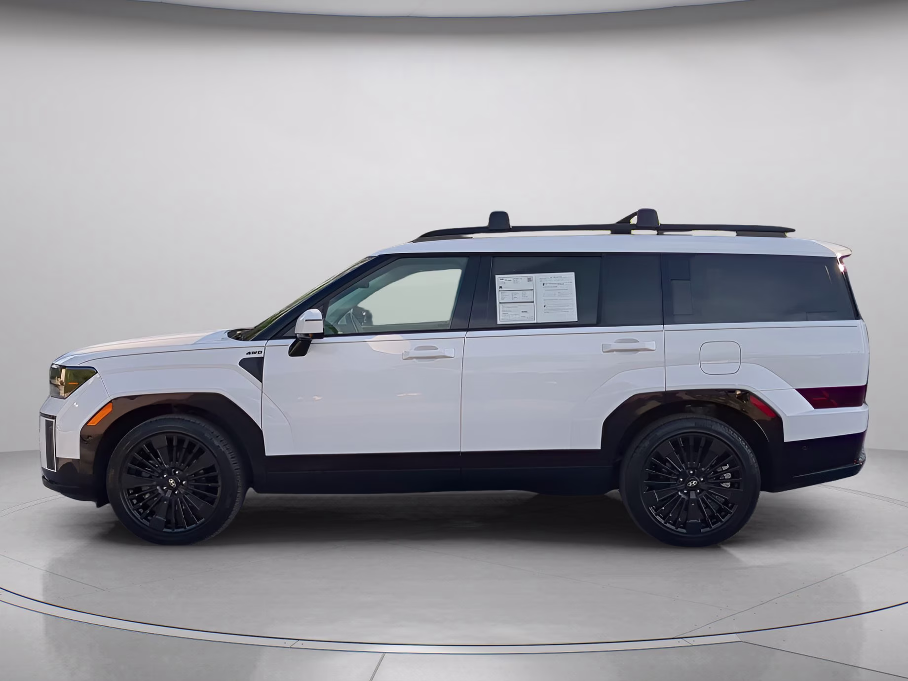 2025 Serenity White Hyundai Santa Fe Hybrid Calligraphy AWD SUV