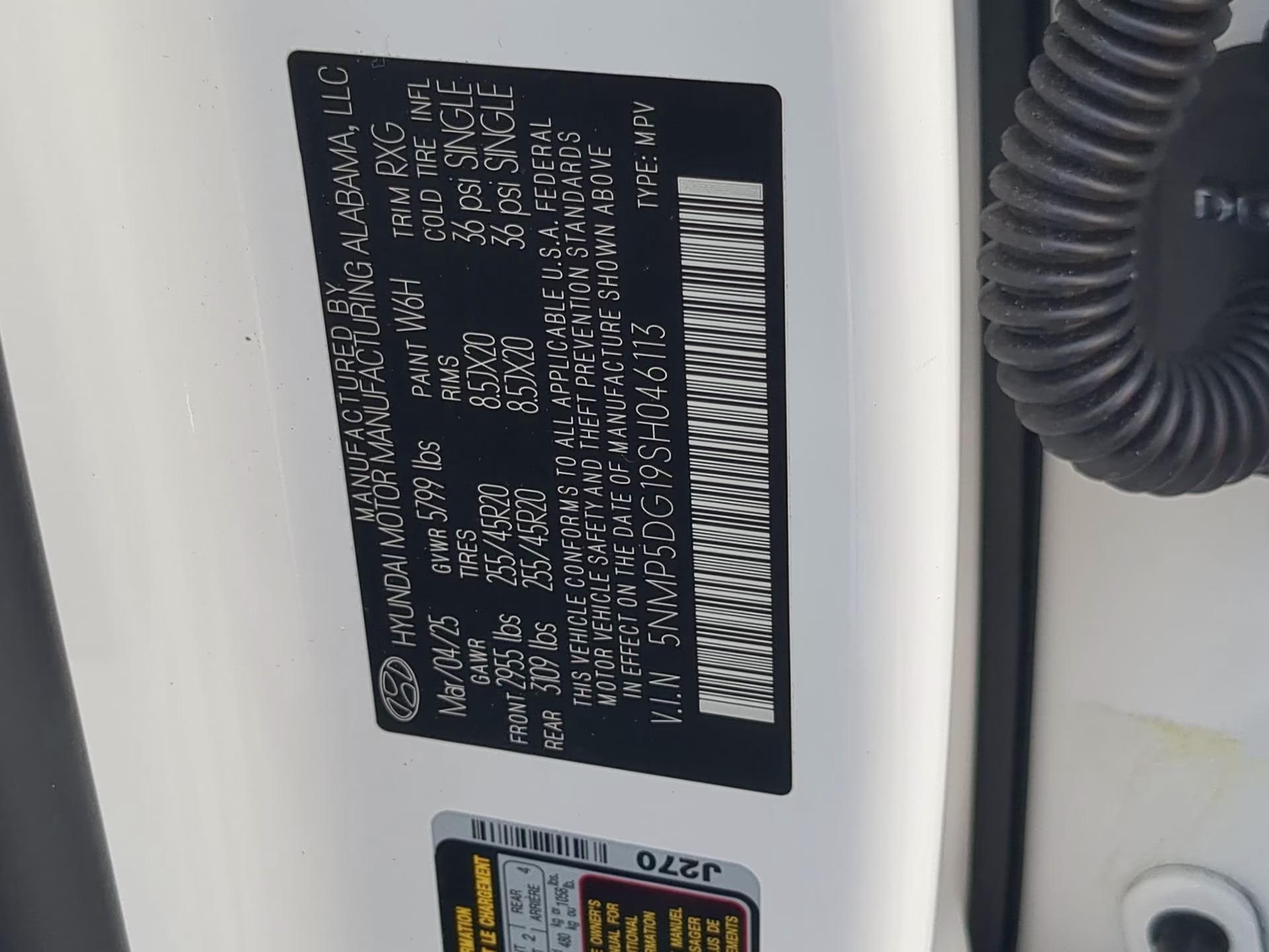2025 Serenity White Hyundai Santa Fe Hybrid Calligraphy AWD SUV