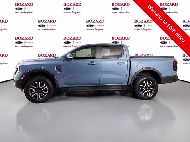 2024 Azure Gray Metallic Ford Ranger Lariat 4X4 Truck