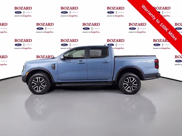 2024 Azure Gray Metallic Ford Ranger Lariat 4X4 Truck
