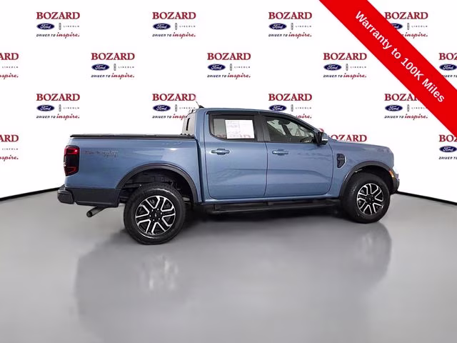 2024 Azure Gray Metallic Ford Ranger Lariat 4X4 Truck