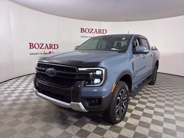 2024 Azure Gray Metallic Ford Ranger Lariat 4X4 Truck