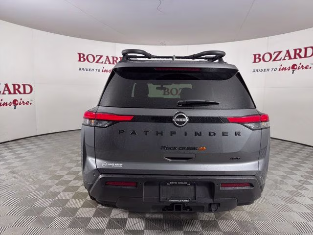 2025 Gun Metallic Nissan Pathfinder Rock Creek 4X4 SUV