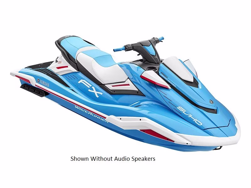 2022 Cyan Yamaha FX SVHO with Audio Personal Watercraft