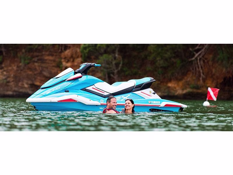 2022 Cyan Yamaha FX SVHO with Audio Personal Watercraft
