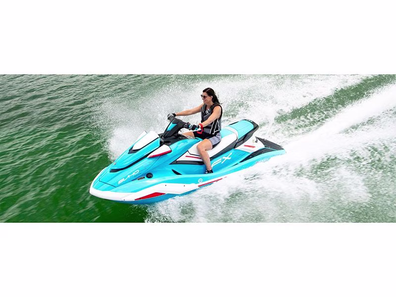 2022 Cyan Yamaha FX SVHO with Audio Personal Watercraft