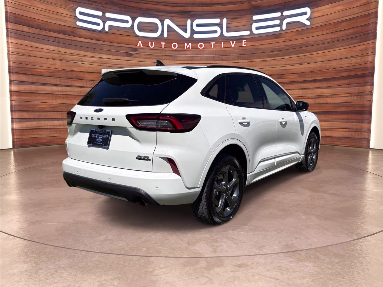 2024 Star White Metallic Tri-Coat Ford Escape ST-Line AWD SUV