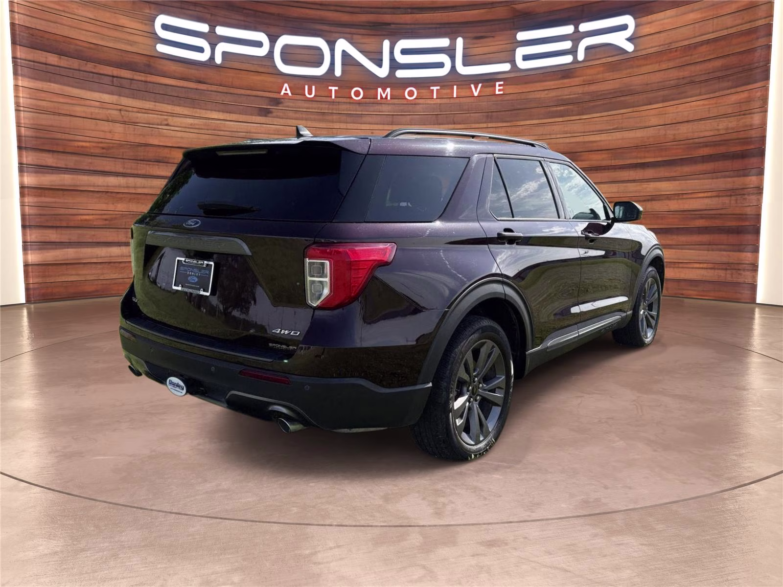 2022 Jewel Red Ford Explorer XLT 4X4 SUV