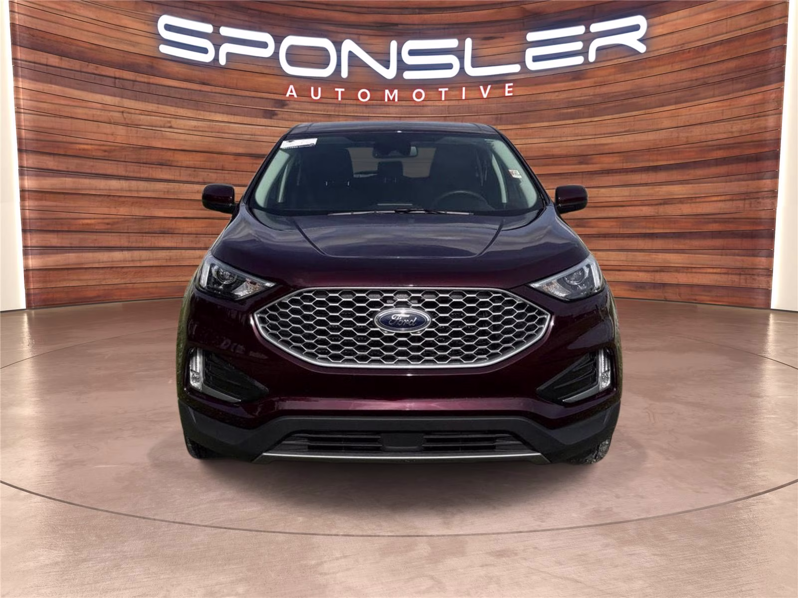 2024 Burgundy Velvet Metallic Tinted Clearcoat Ford Edge SEL AWD SUV
