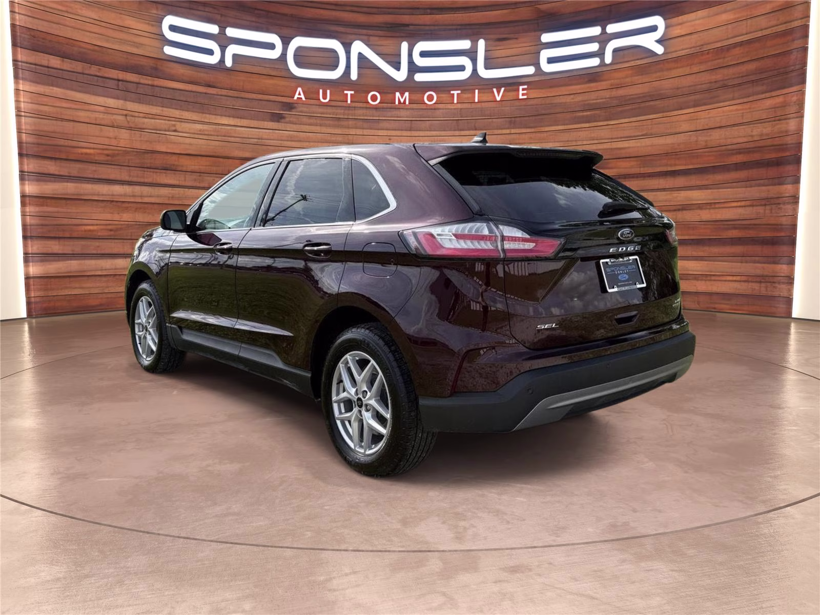 2024 Burgundy Velvet Metallic Tinted Clearcoat Ford Edge SEL AWD SUV