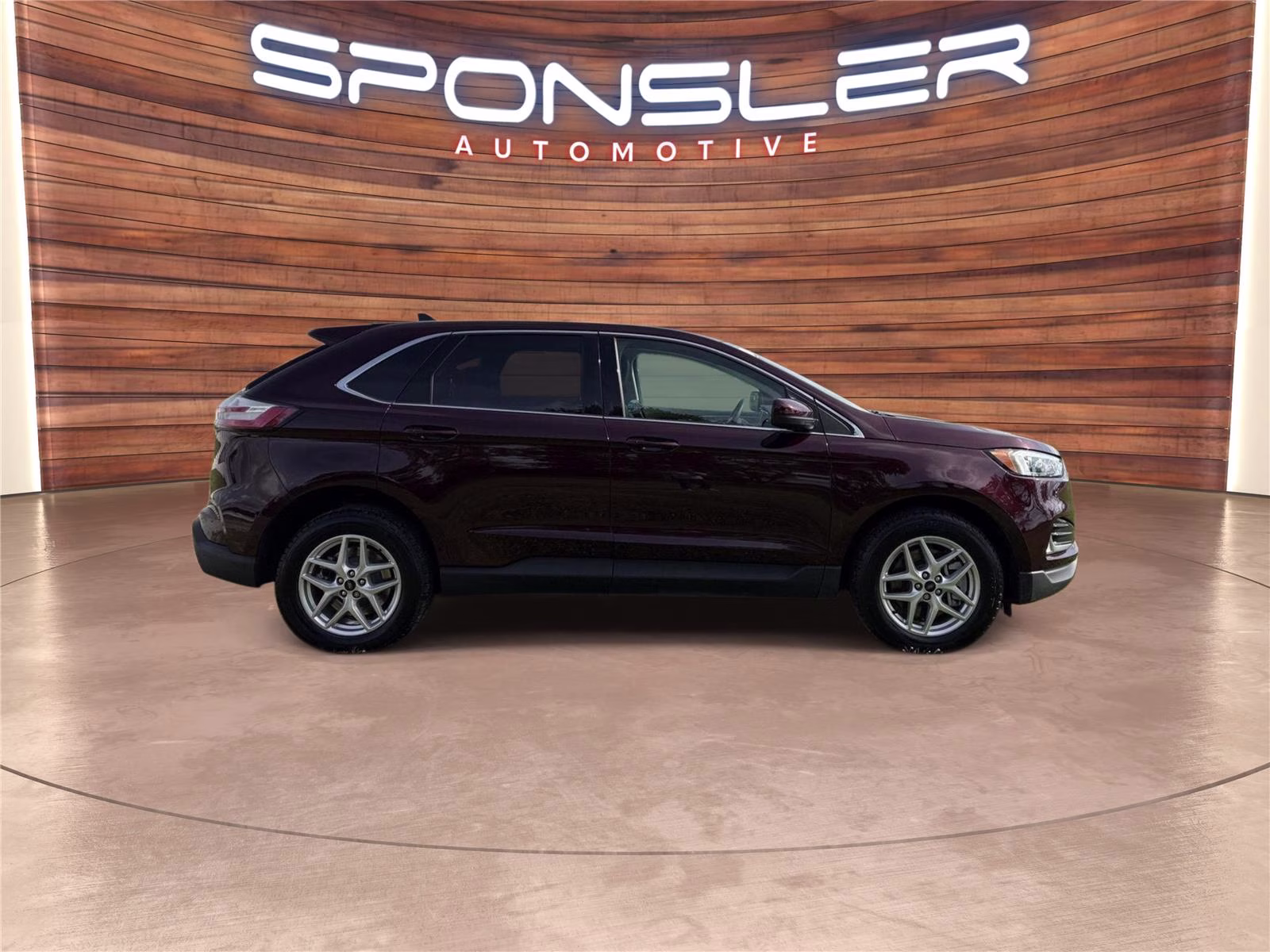 2024 Burgundy Velvet Metallic Tinted Clearcoat Ford Edge SEL AWD SUV