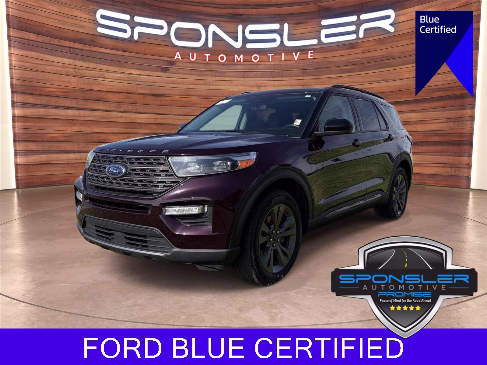 2022 Jewel Red Ford Explorer XLT 4X4 SUV