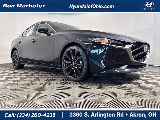 2024 Jet Black Mica Mazda Mazda3 2.5 S Select Sport FWD Sedan