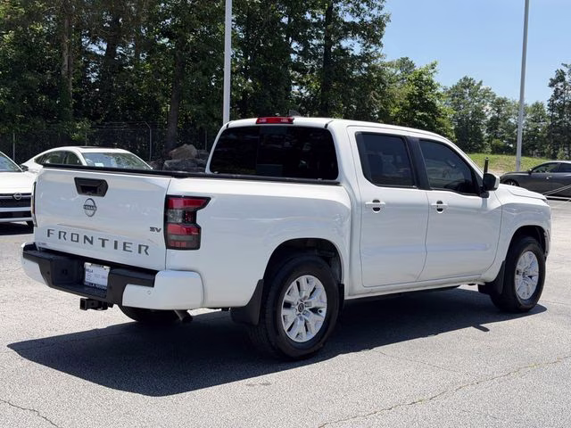 2024 Glacier White Nissan Frontier SV RWD Truck