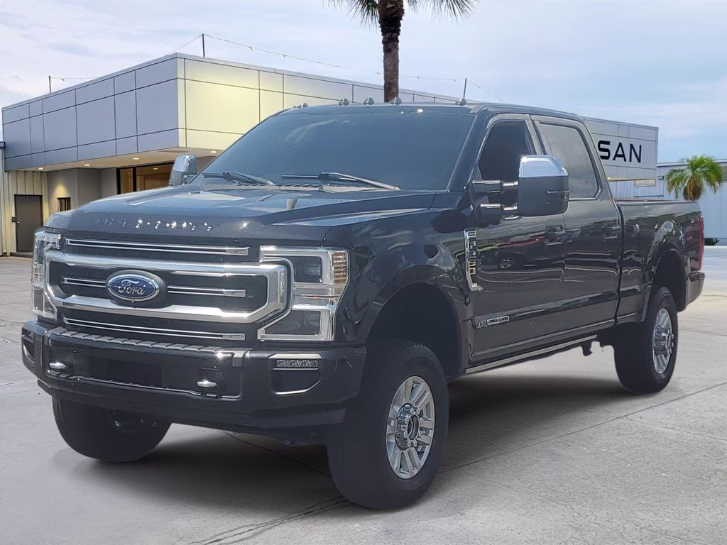 2022 Black Metallic Ford Super Duty F-250 SRW Platinum 4X4 Truck