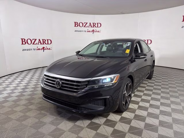 2020 Black Volkswagen Passat 2.0T R-Line FWD Sedan