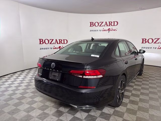 2020 Black Volkswagen Passat 2.0T R-Line FWD Sedan
