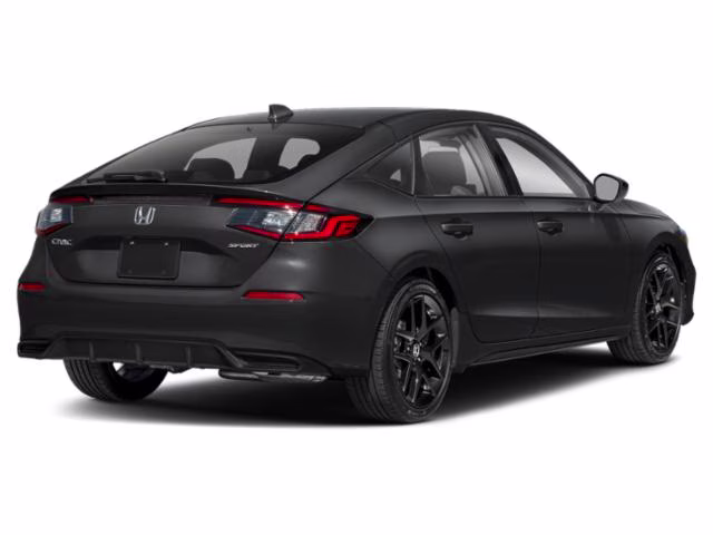 2026 Crystal Black Pearl Honda Civic Sport FWD Hatchback