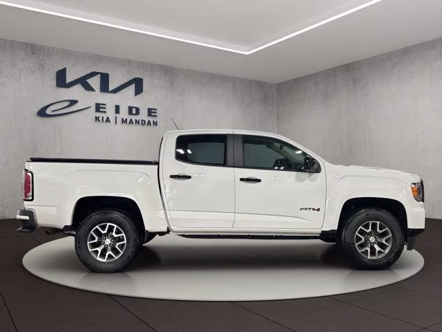 2021 Summit White GMC Canyon AT4 w/Leather 4X4 Truck
