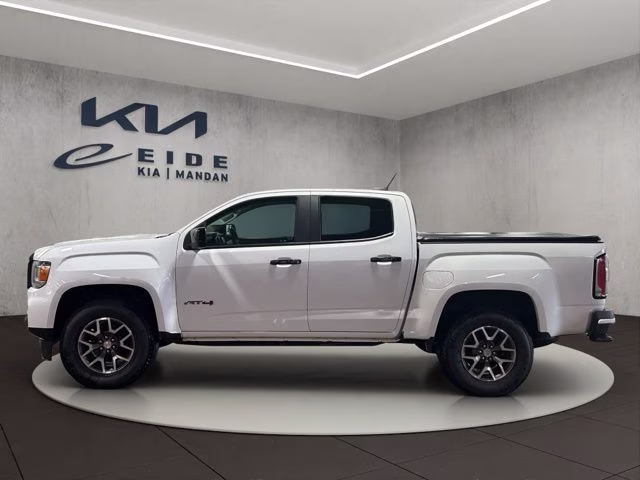 2021 Summit White GMC Canyon AT4 w/Leather 4X4 Truck