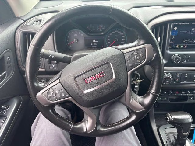 2021 Summit White GMC Canyon AT4 w/Leather 4X4 Truck