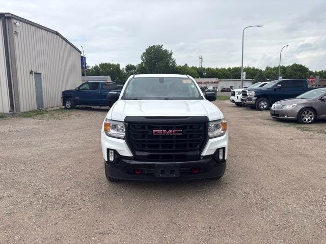 2021 Summit White GMC Canyon AT4 w/Leather 4X4 Truck