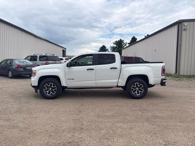 2021 Summit White GMC Canyon AT4 w/Leather 4X4 Truck