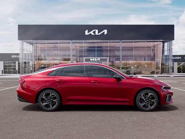 2026 Runway Red Kia K5 GT-Line AWD Sedan